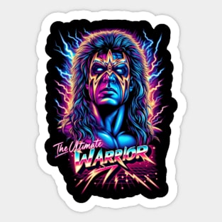 Vintage Warrior Tribute - Ultimate Warrior Tee Sticker